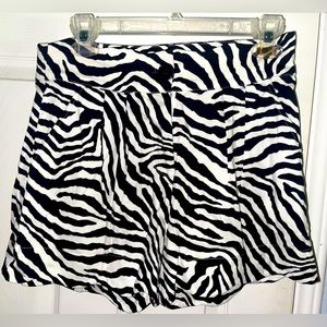 Tatyana Zebra-stripe Shorts